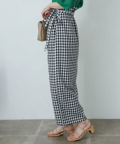 SENSE OF PLACE by URBAN RESEARCH / センスオブプレイス バイ アーバンリサーチ スカート | ギンガムチェックハイウエストラップスカート | 詳細12