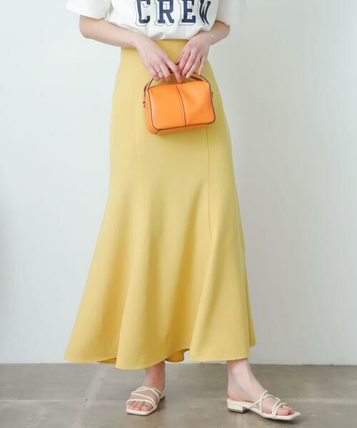 SENSE OF PLACE by URBAN RESEARCH / センスオブプレイス バイ アーバンリサーチ スカート | リネンライクマーメイドスカート | 詳細4