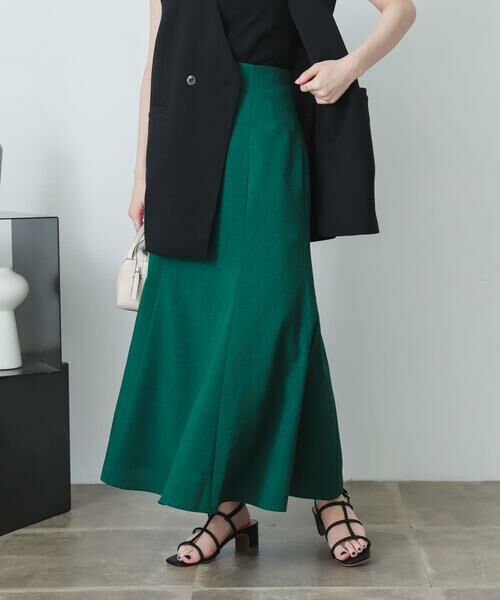 SENSE OF PLACE by URBAN RESEARCH / センスオブプレイス バイ アーバンリサーチ スカート | リネンライクマーメイドスカート | 詳細13