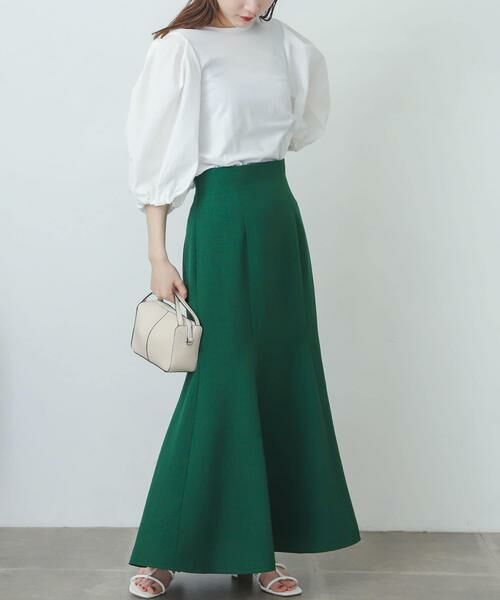 SENSE OF PLACE by URBAN RESEARCH / センスオブプレイス バイ アーバンリサーチ スカート | リネンライクマーメイドスカート | 詳細25