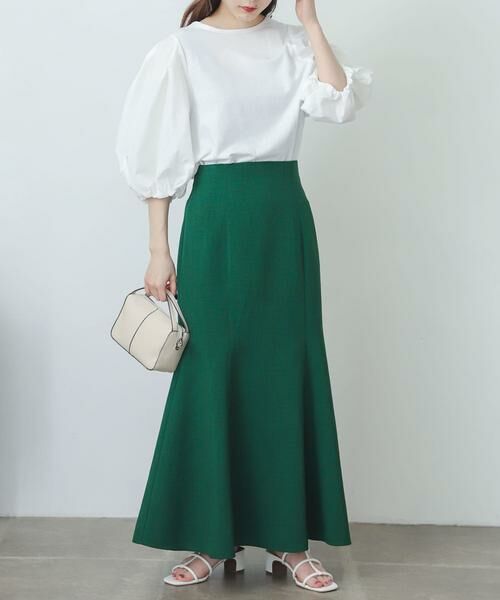 SENSE OF PLACE by URBAN RESEARCH / センスオブプレイス バイ アーバンリサーチ スカート | リネンライクマーメイドスカート | 詳細26