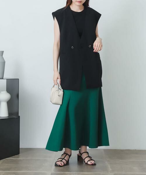 SENSE OF PLACE by URBAN RESEARCH / センスオブプレイス バイ アーバンリサーチ スカート | リネンライクマーメイドスカート | 詳細14