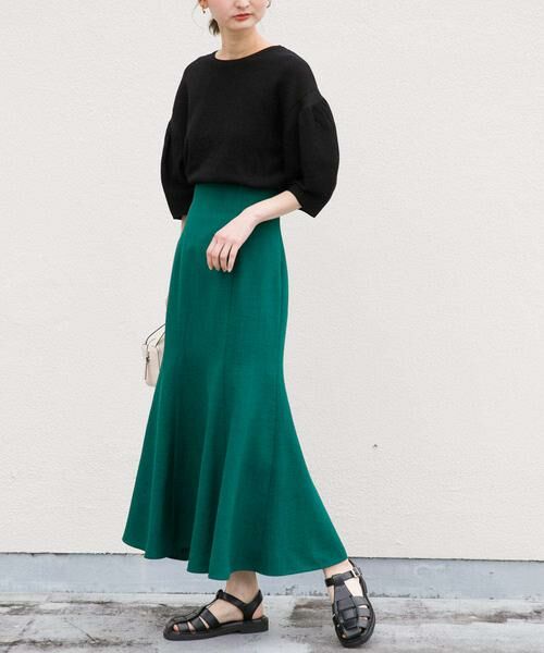 SENSE OF PLACE by URBAN RESEARCH / センスオブプレイス バイ アーバンリサーチ スカート | リネンライクマーメイドスカート | 詳細17