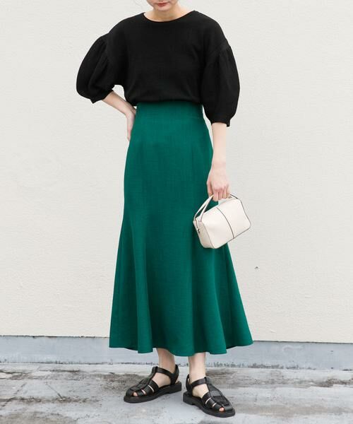 SENSE OF PLACE by URBAN RESEARCH / センスオブプレイス バイ アーバンリサーチ スカート | リネンライクマーメイドスカート | 詳細18