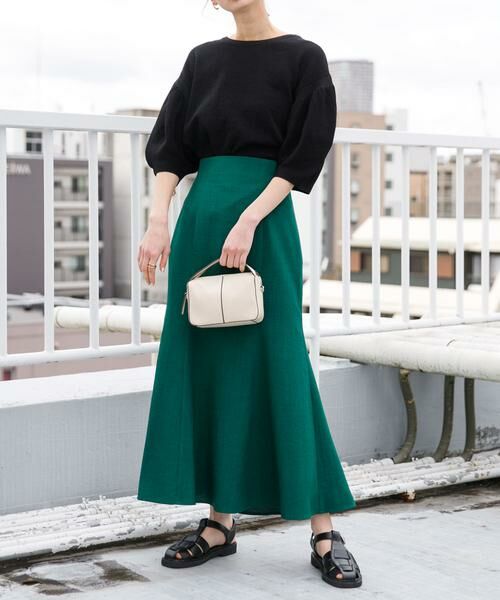 SENSE OF PLACE by URBAN RESEARCH / センスオブプレイス バイ アーバンリサーチ スカート | リネンライクマーメイドスカート | 詳細19