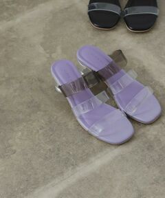 SENSE OF PLACE by URBAN RESEARCH / センスオブプレイス バイ アーバンリサーチ サンダル | PVCクリアヒールサンダル