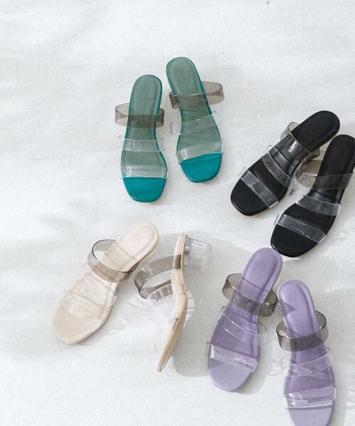 SENSE OF PLACE by URBAN RESEARCH / センスオブプレイス バイ アーバンリサーチ サンダル | PVCクリアヒールサンダル | 詳細3