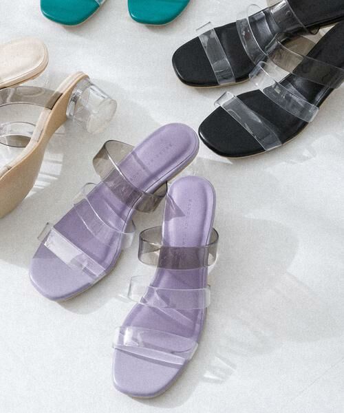 SENSE OF PLACE by URBAN RESEARCH / センスオブプレイス バイ アーバンリサーチ サンダル | PVCクリアヒールサンダル | 詳細4