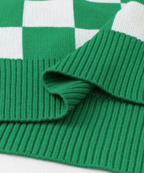 SENSE OF PLACE by URBAN RESEARCH / センスオブプレイス バイ アーバンリサーチ ベスト | ブロックチェックカーディガンニットベスト | 詳細10