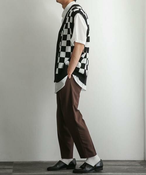 SENSE OF PLACE by URBAN RESEARCH / センスオブプレイス バイ アーバンリサーチ ベスト | ブロックチェックカーディガンニットベスト | 詳細29