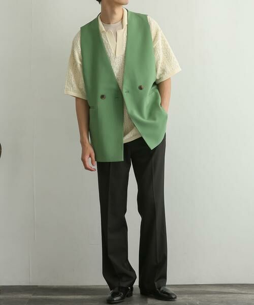 SENSE OF PLACE by URBAN RESEARCH / センスオブプレイス バイ アーバンリサーチ ベスト | ダブルテーラードベスト | 詳細10