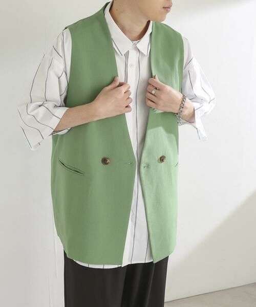 SENSE OF PLACE by URBAN RESEARCH / センスオブプレイス バイ アーバンリサーチ ベスト | ダブルテーラードベスト | 詳細14