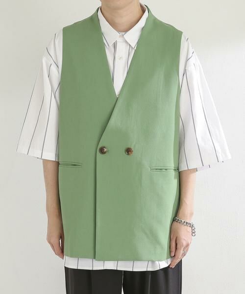 SENSE OF PLACE by URBAN RESEARCH / センスオブプレイス バイ アーバンリサーチ ベスト | ダブルテーラードベスト | 詳細19