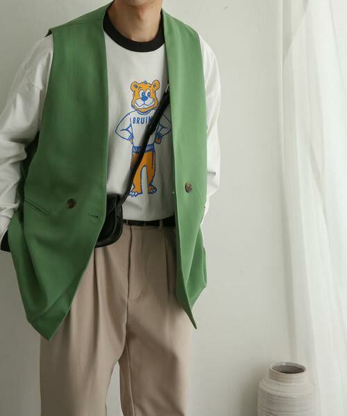 SENSE OF PLACE by URBAN RESEARCH / センスオブプレイス バイ アーバンリサーチ ベスト | ダブルテーラードベスト | 詳細2