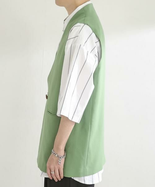 SENSE OF PLACE by URBAN RESEARCH / センスオブプレイス バイ アーバンリサーチ ベスト | ダブルテーラードベスト | 詳細20