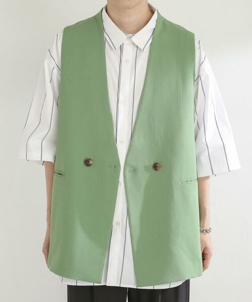 SENSE OF PLACE by URBAN RESEARCH / センスオブプレイス バイ アーバンリサーチ ベスト | ダブルテーラードベスト | 詳細24