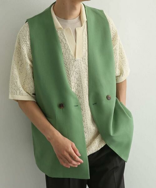 SENSE OF PLACE by URBAN RESEARCH / センスオブプレイス バイ アーバンリサーチ ベスト | ダブルテーラードベスト | 詳細5