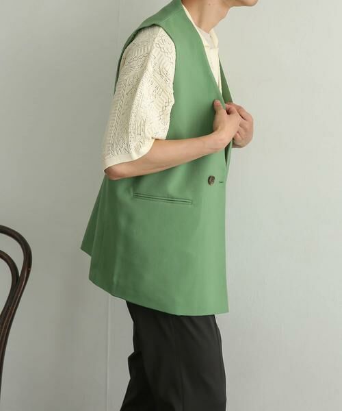 SENSE OF PLACE by URBAN RESEARCH / センスオブプレイス バイ アーバンリサーチ ベスト | ダブルテーラードベスト | 詳細8