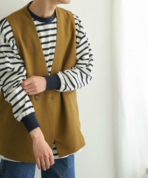 SENSE OF PLACE by URBAN RESEARCH / センスオブプレイス バイ アーバンリサーチ ベスト | ダブルテーラードベスト | 詳細28