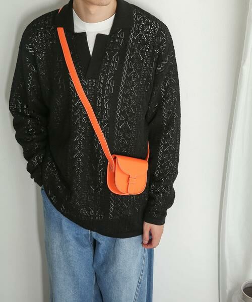 SENSE OF PLACE by URBAN RESEARCH / センスオブプレイス バイ アーバンリサーチ ショルダーバッグ | 『ユニセックス』フェイクレザーフラップミニショルダー | 詳細4