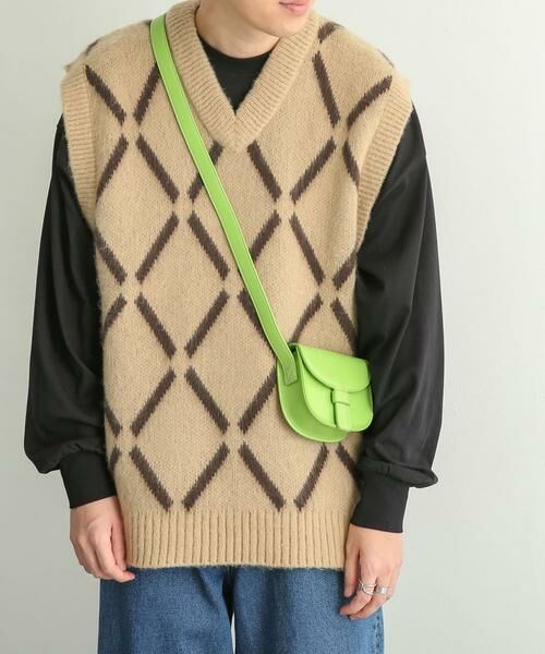 SENSE OF PLACE by URBAN RESEARCH / センスオブプレイス バイ アーバンリサーチ ショルダーバッグ | 『ユニセックス』フェイクレザーフラップミニショルダー | 詳細8