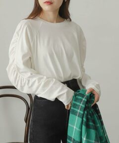 SENSE OF PLACE by URBAN RESEARCH / センスオブプレイス バイ アーバンリサーチ Tシャツ | ギャザースリーブトップ