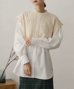 SENSE OF PLACE by URBAN RESEARCH / センスオブプレイス バイ アーバンリサーチ シャツ・ブラウス | ニットベストレイヤードシャツ