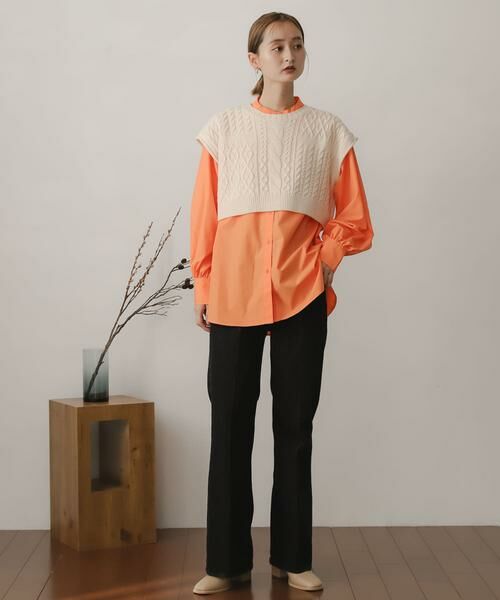 SENSE OF PLACE by URBAN RESEARCH / センスオブプレイス バイ アーバンリサーチ シャツ・ブラウス | ニットベストレイヤードシャツ | 詳細5