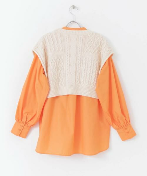 SENSE OF PLACE by URBAN RESEARCH / センスオブプレイス バイ アーバンリサーチ シャツ・ブラウス | ニットベストレイヤードシャツ | 詳細7