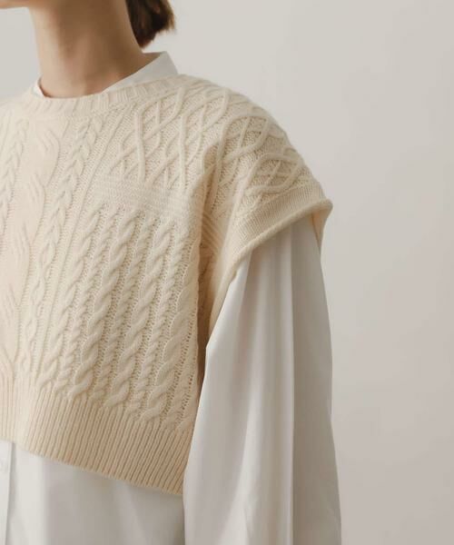 SENSE OF PLACE by URBAN RESEARCH / センスオブプレイス バイ アーバンリサーチ シャツ・ブラウス | ニットベストレイヤードシャツ | 詳細28