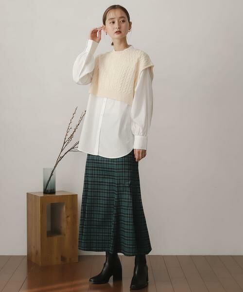 SENSE OF PLACE by URBAN RESEARCH / センスオブプレイス バイ アーバンリサーチ シャツ・ブラウス | ニットベストレイヤードシャツ | 詳細19