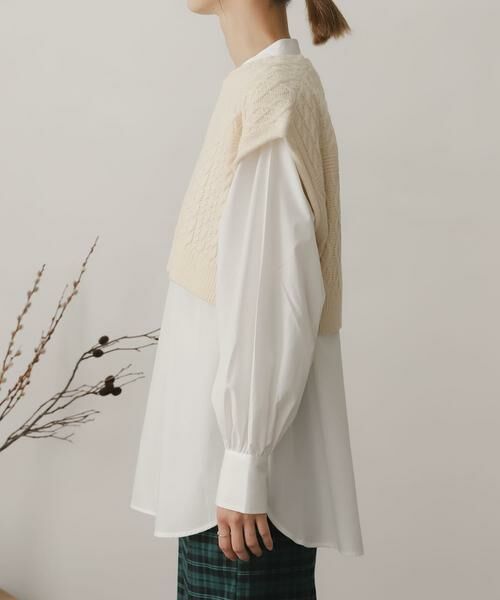 SENSE OF PLACE by URBAN RESEARCH / センスオブプレイス バイ アーバンリサーチ シャツ・ブラウス | ニットベストレイヤードシャツ | 詳細23