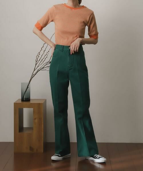 SENSE OF PLACE by URBAN RESEARCH / センスオブプレイス バイ アーバンリサーチ デニムパンツ | センタープレスフレアデニム | 詳細5