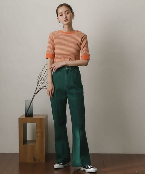 SENSE OF PLACE by URBAN RESEARCH / センスオブプレイス バイ アーバンリサーチ デニムパンツ | センタープレスフレアデニム | 詳細6