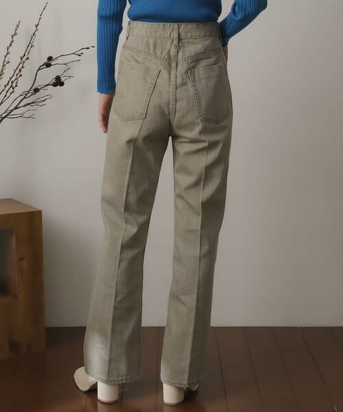 SENSE OF PLACE by URBAN RESEARCH / センスオブプレイス バイ アーバンリサーチ デニムパンツ | センタープレスフレアデニム | 詳細19