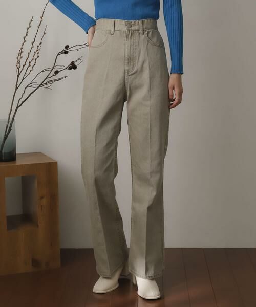 SENSE OF PLACE by URBAN RESEARCH / センスオブプレイス バイ アーバンリサーチ デニムパンツ | センタープレスフレアデニム | 詳細15