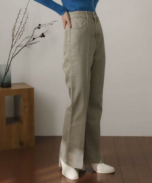 SENSE OF PLACE by URBAN RESEARCH / センスオブプレイス バイ アーバンリサーチ デニムパンツ | センタープレスフレアデニム | 詳細18