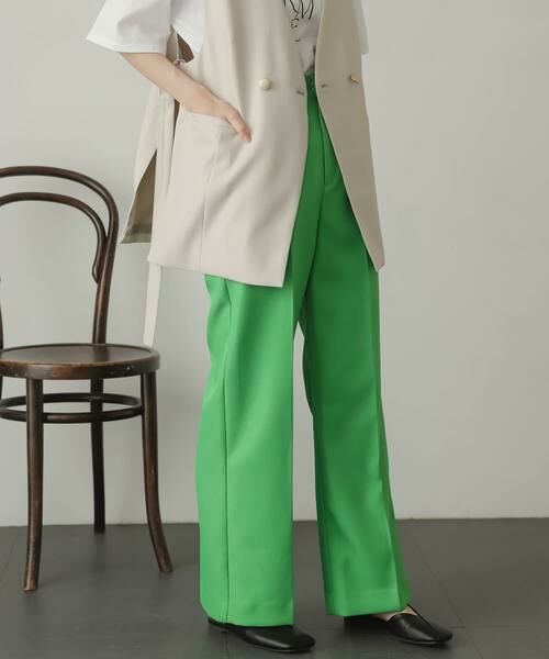 SENSE OF PLACE by URBAN RESEARCH / センスオブプレイス バイ アーバンリサーチ その他パンツ | センタープレススラックスパンツ | 詳細1