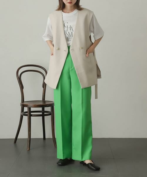 SENSE OF PLACE by URBAN RESEARCH / センスオブプレイス バイ アーバンリサーチ その他パンツ | センタープレススラックスパンツ | 詳細4