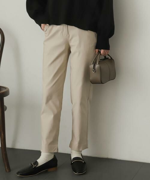 SENSE OF PLACE by URBAN RESEARCH / センスオブプレイス バイ アーバンリサーチ その他パンツ | 『TALLサイズあり』ストレッチスリムテーパードパンツ(ライトベージュ)