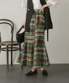 SENSE OF PLACE by URBAN RESEARCH / センスオブプレイス バイ アーバンリサーチ スカート | シアーチェックフレアマーメイドスカート