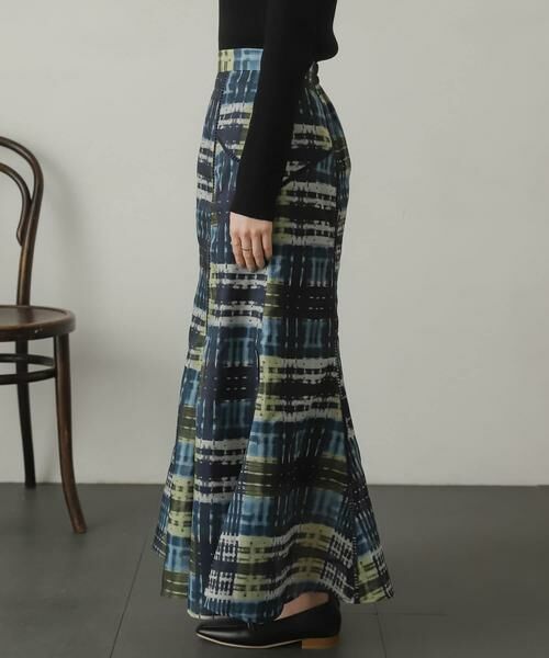 SENSE OF PLACE by URBAN RESEARCH / センスオブプレイス バイ アーバンリサーチ スカート | シアーチェックフレアマーメイドスカート | 詳細18