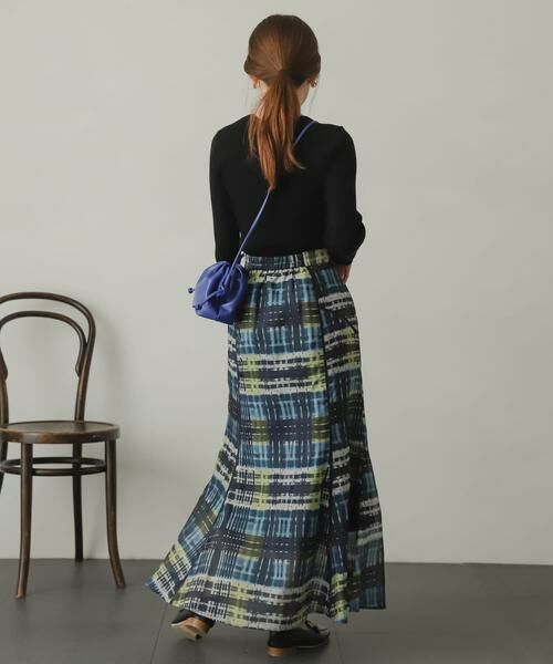 SENSE OF PLACE by URBAN RESEARCH / センスオブプレイス バイ アーバンリサーチ スカート | シアーチェックフレアマーメイドスカート | 詳細14