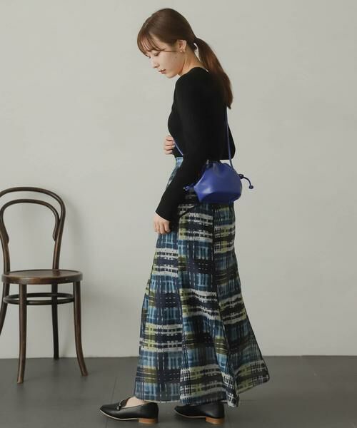 SENSE OF PLACE by URBAN RESEARCH / センスオブプレイス バイ アーバンリサーチ スカート | シアーチェックフレアマーメイドスカート | 詳細16