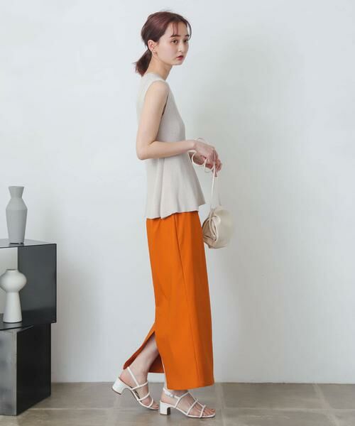 SENSE OF PLACE by URBAN RESEARCH / センスオブプレイス バイ アーバンリサーチ スカート | ストレッチサスツキハイウエストスカート | 詳細13