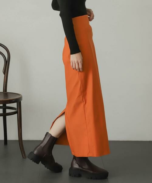 SENSE OF PLACE by URBAN RESEARCH / センスオブプレイス バイ アーバンリサーチ スカート | ストレッチサスツキハイウエストスカート | 詳細3