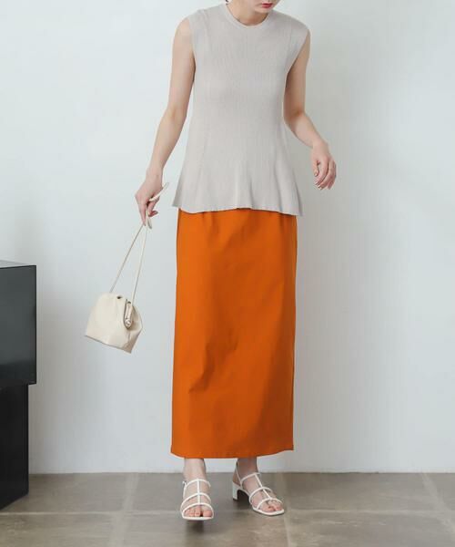 SENSE OF PLACE by URBAN RESEARCH / センスオブプレイス バイ アーバンリサーチ スカート | ストレッチサスツキハイウエストスカート | 詳細8