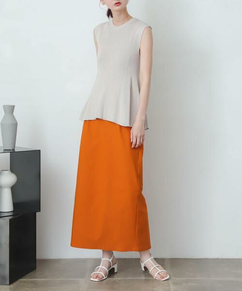 SENSE OF PLACE by URBAN RESEARCH / センスオブプレイス バイ アーバンリサーチ スカート | ストレッチサスツキハイウエストスカート | 詳細9