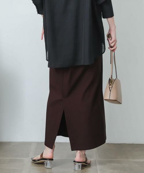 SENSE OF PLACE by URBAN RESEARCH / センスオブプレイス バイ アーバンリサーチ スカート | ストレッチサスツキハイウエストスカート | 詳細24