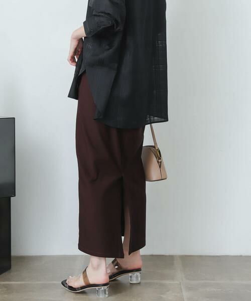 SENSE OF PLACE by URBAN RESEARCH / センスオブプレイス バイ アーバンリサーチ スカート | ストレッチサスツキハイウエストスカート | 詳細25